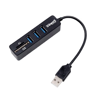 Giá siêu sốc Combo hub usb 3 cổng + card reader 2.0 mini