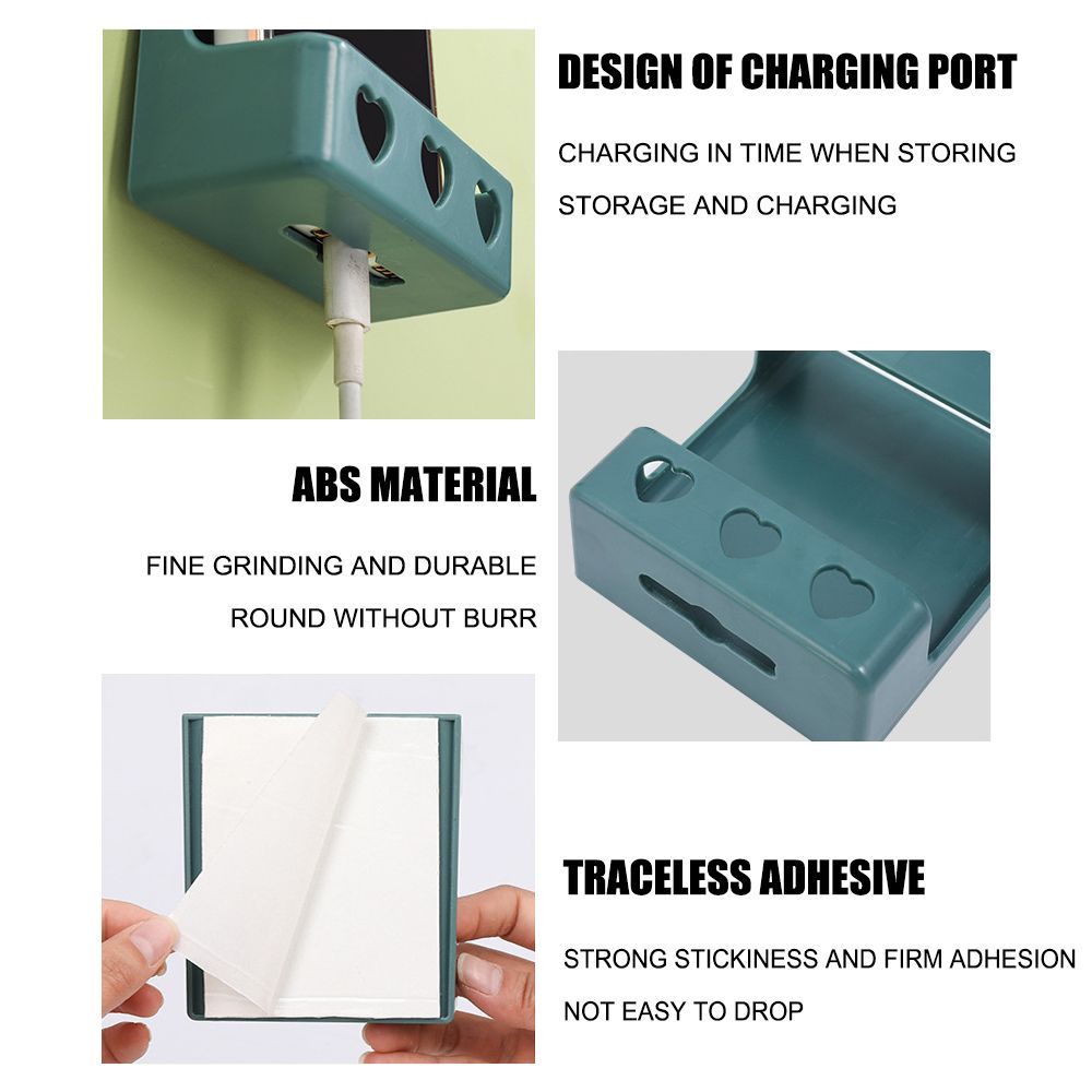 Hộp nhựa đựng điều khiển từ xa/ điện thoại gắn tường đa năng tiện dụng