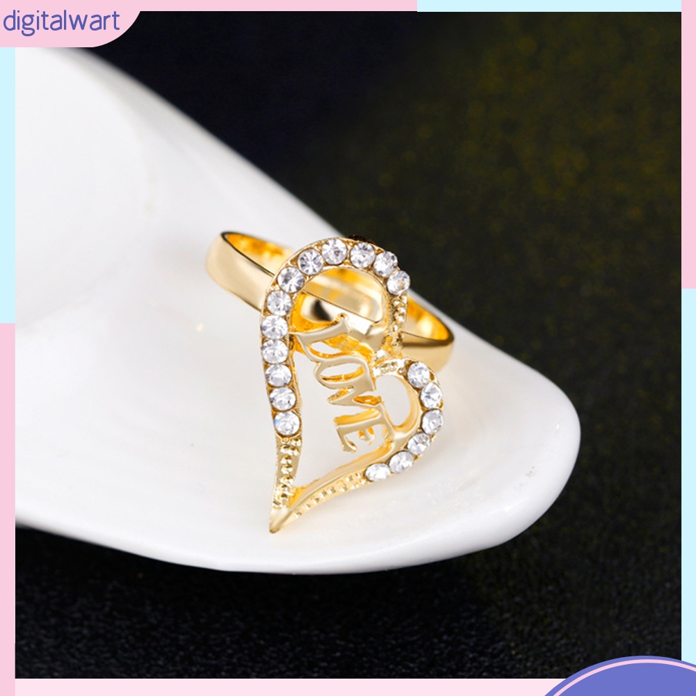 Bộ trang sức hợp kim hình trái tim đính đá thời trang sang trọng dành cho nữ