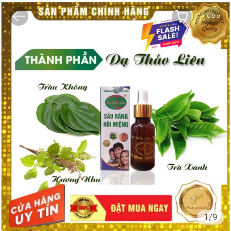TINH DẦU RĂNG MIỆNG DẠ THẢO LIÊN