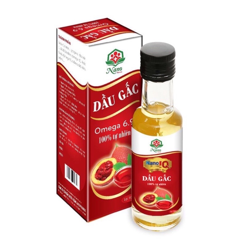 Dầu gấc nano iQ - Dầu ăn dặm cho trẻ