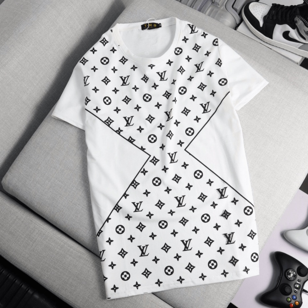 Áo Thun Nam Cổ Tròn Họa Tiết Đẳng Cấp Thời Trang Cá Tính Sành Điệu