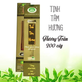 Nhang thảo dược 100% - tịnh tâm hương 4 tấc