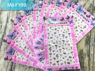 Sticker dán trang trí móng