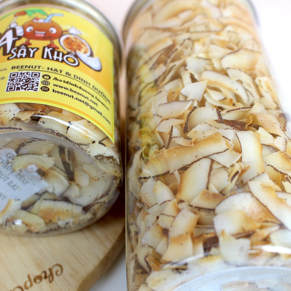 [Mã 267FMCGSALE giảm 8% đơn 500K] (KĐ) Dừa sấy nguyên chất không đường Keto/Das/Lowcarb, ăn kiêng giảm cân - BeeNut