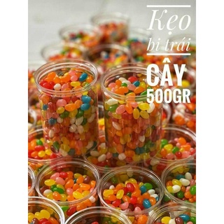 Kẹo bi trái cây 500gr ăn vặt bánh kẹo tết 2022