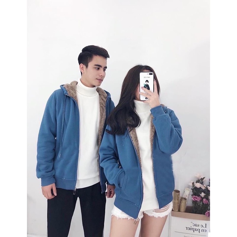 Áo khoác lót lông nam nữ sành điệu cá tính cho mùa đông lạnh❤️FREESHIP❤️ | BigBuy360 - bigbuy360.vn