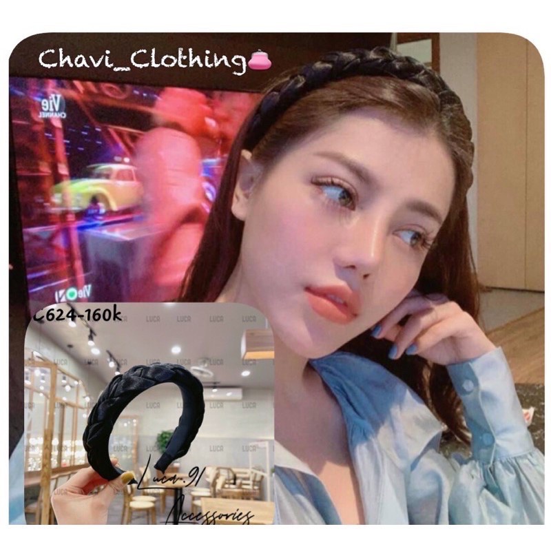Bờm Vấn Lụa / Băng Đô Vấn Lụa, Phụ Kiện Tóc Nữ xinh đẹp , trẻ trung - Hari Korea Accessories