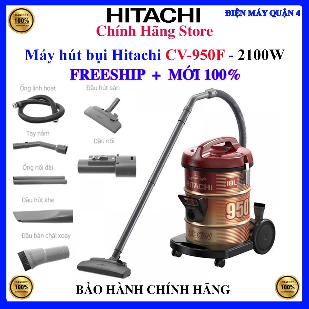 Máy hút bụi Hitachi CV-950F 2100W, / CV-950F-24CV