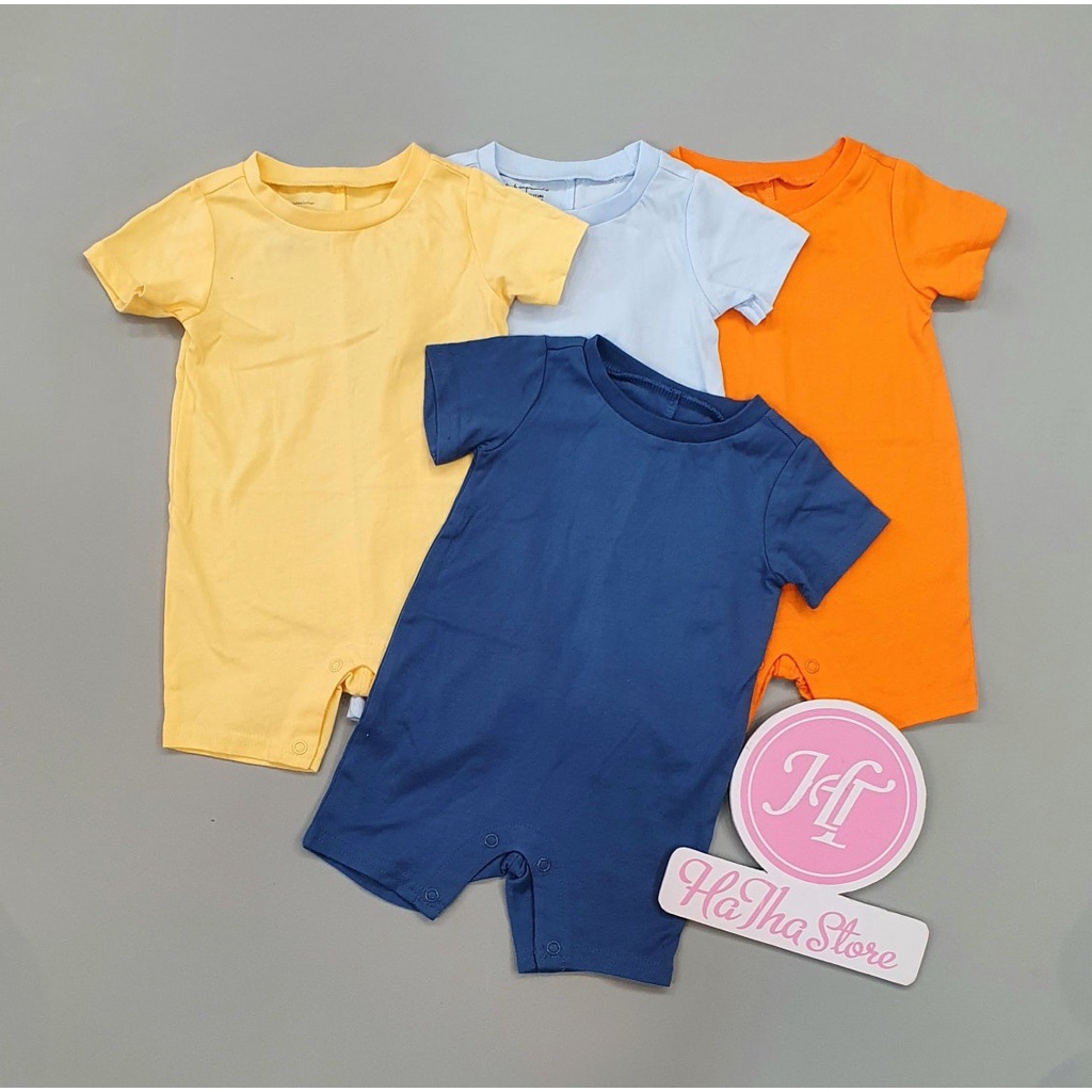 (3-13kg) Body đùi bảng màu trơn bé trai