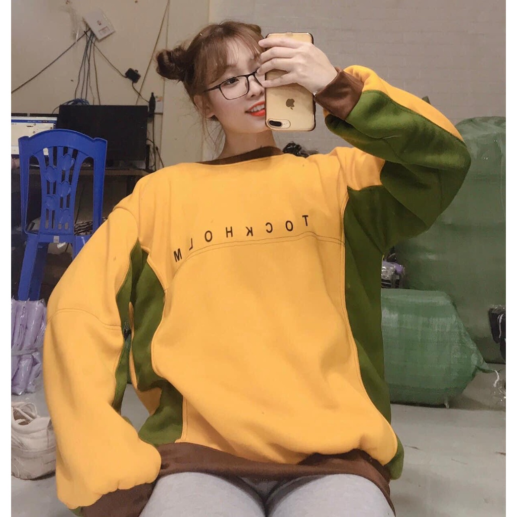 Áo Sweater Stock - Chất Nỉ Cotton Đẹp, Hàng Chuẩn - Freesize Dưới 65kg | BigBuy360 - bigbuy360.vn