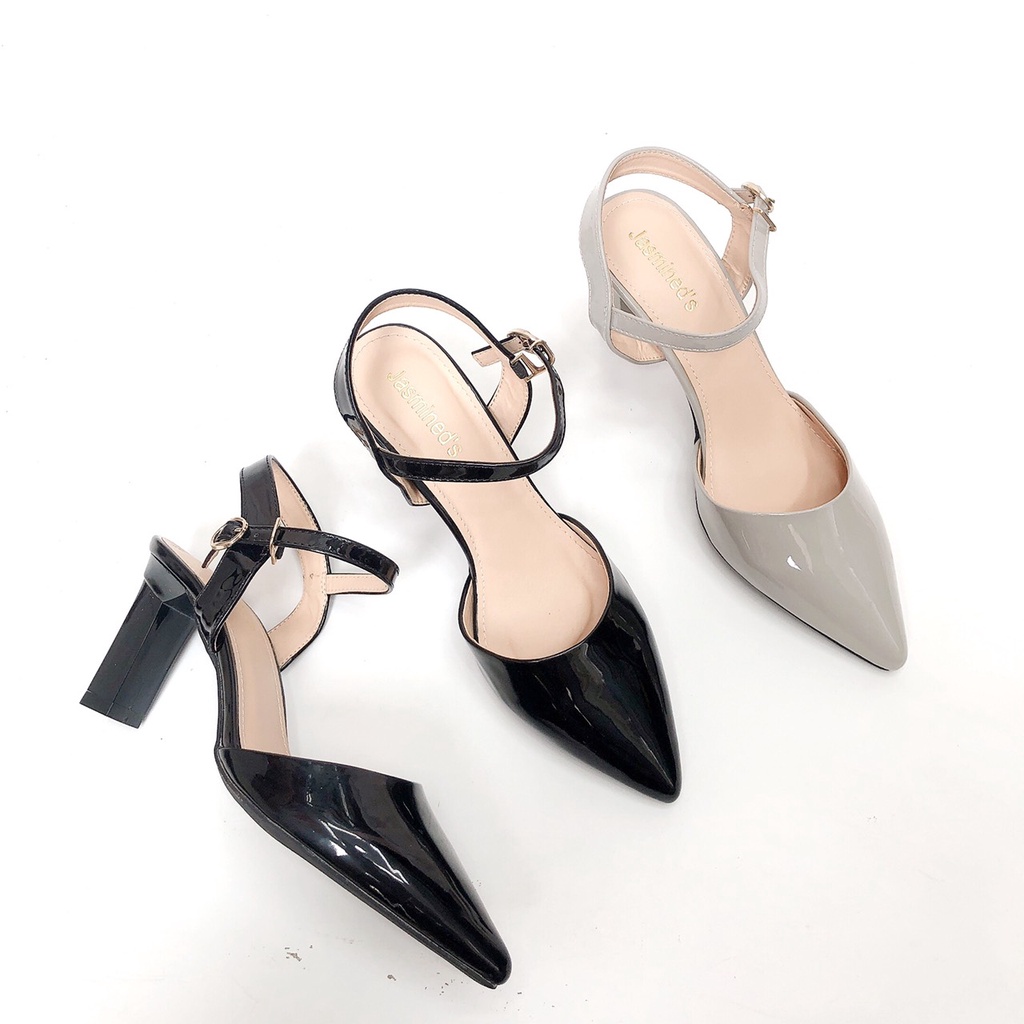 Sandal Nữ Cao Gót Cao Cấp CHIMOKA Gót Nhọn Cao 7 Phân Bít Mũi Nhọn Sang Trọng Thanh Lịch Ba Màu Đen Ghi Nâu 4806