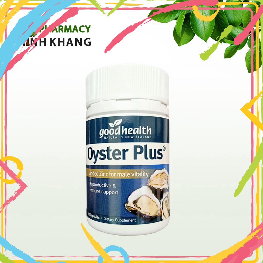 [HÀNG CHÍNH HÃNG] Tinh chất hàu Oyster Plus Goodhealth, tăng cường sinh lý phái mạnh 60 viên [HÀNG TỐT]