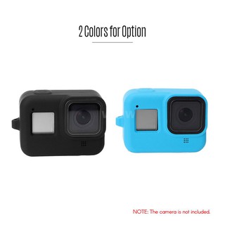 Silicone Rubber Protective Housing Case Shell with Lanyard Compatible with GoPro Hero 8 Action Camera