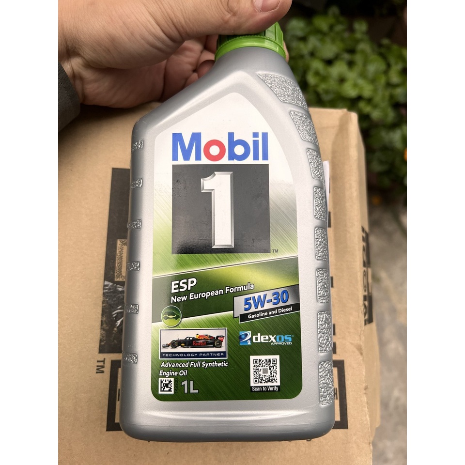 Dầu nhớt Tổng hợp Mobil 1 ESP New European Formula 5w30 1L Xe tay ga và oto