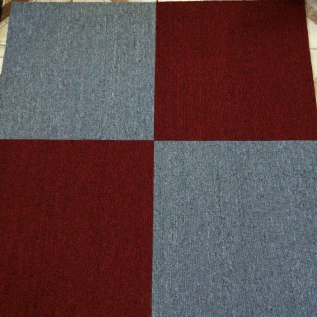 Combo 6 tấm thảm nỉ đế cao su (50×50)