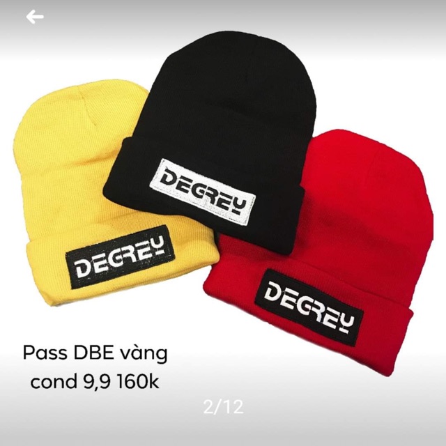 MŨ DEGREY VÀNG