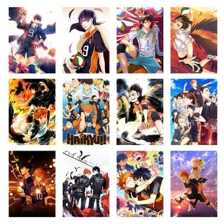 Poster Treo Tường In Hình Nhân Vật Anime Haikyuu