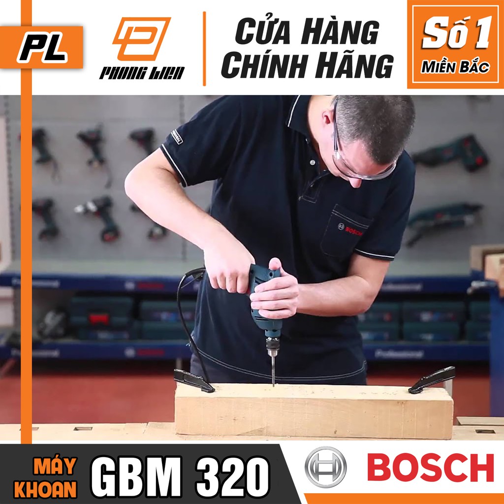 Máy Khoan Bắt Vít Bosch GBM 320  - Hàng Chính Hãng