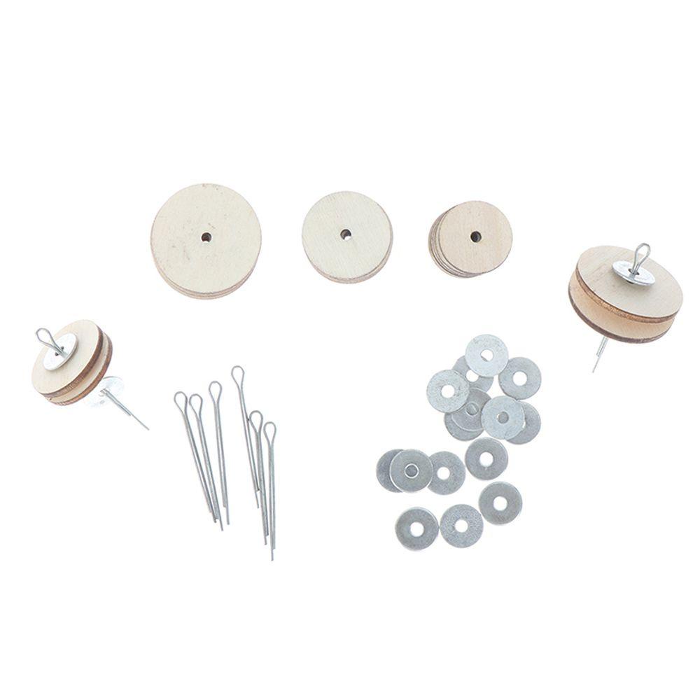 Set 10 Khớp Nối Bằng Gỗ 12-30mm Làm Búp Bê Handmade DIY