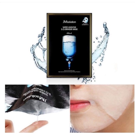 Mặt Nạ JM Solution [MIẾNG LẺ] Dưỡng Ẩm Và Làm Dịu Da JM Solution Water Luminous S.O.S Ringer Mask 30ml