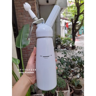 Bình xịt kem tươi Cream Whipper 500ml - trắng