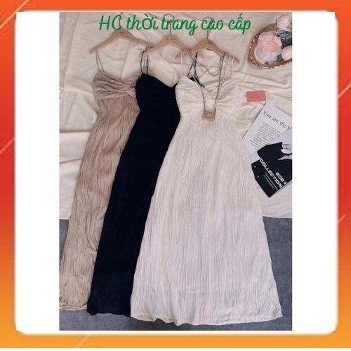 ঔৣ  Đầm maxi đi biển _ Váy 2 dây dáng dài xoắn ngực siêu xinh