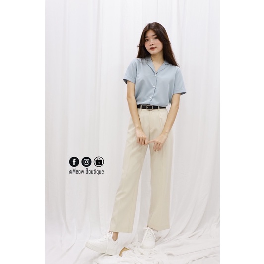 [Hình thật tự chụp] Quần ống suông Meow Boutique
