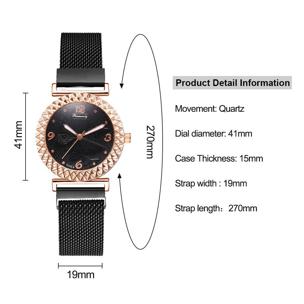EUCA Đồng Hồ Quartz Nữ Dây Da
