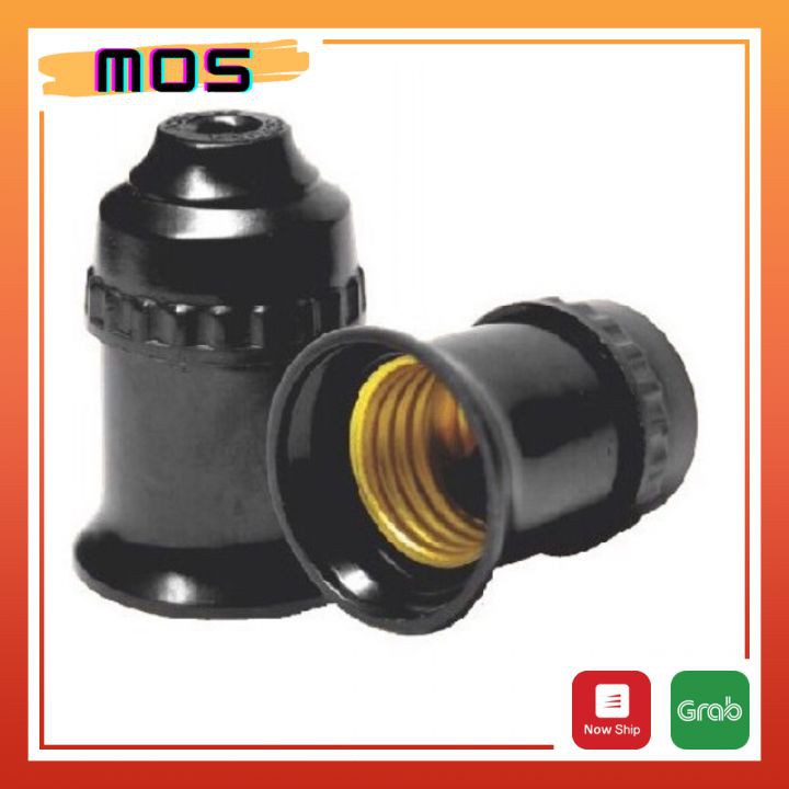 Đuôi đèn E27 đuôi xoáy cao cấp Mos Shop
