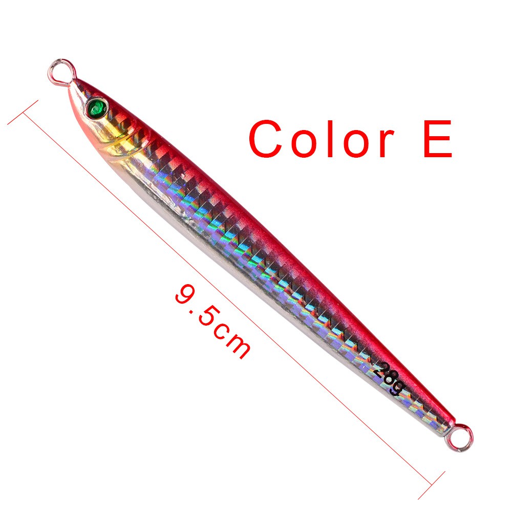 1 Mồi Cá Giả Bằng Kim Loại 5 Màu 7G-40G / 6cm-13.5cm