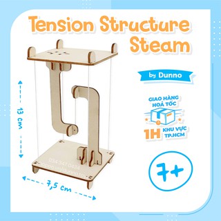 Đồ chơi Lắp ráp Gỗ STEAM Mô hình Dây căng Trọng lực STEM Dunno TENSION STRUCTURE
