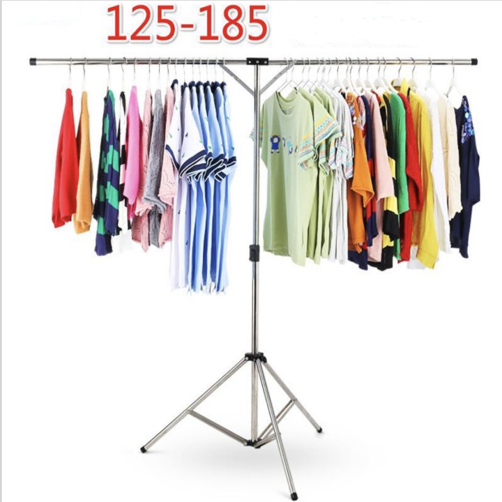 Giá xào phơi đồ xếp gọn 125-185cm