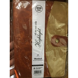 SỔ DA CAO CẤP  HIGH LIGHT (KHUY BẤM) 240 TRANG