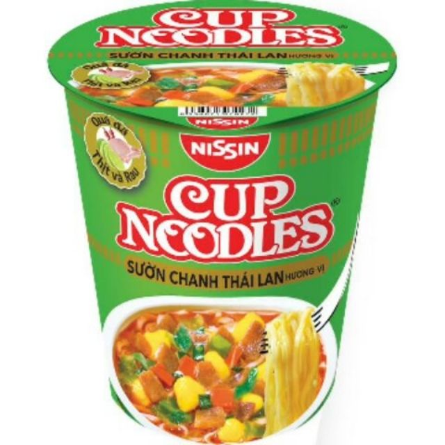 Mì nissin ly các vị