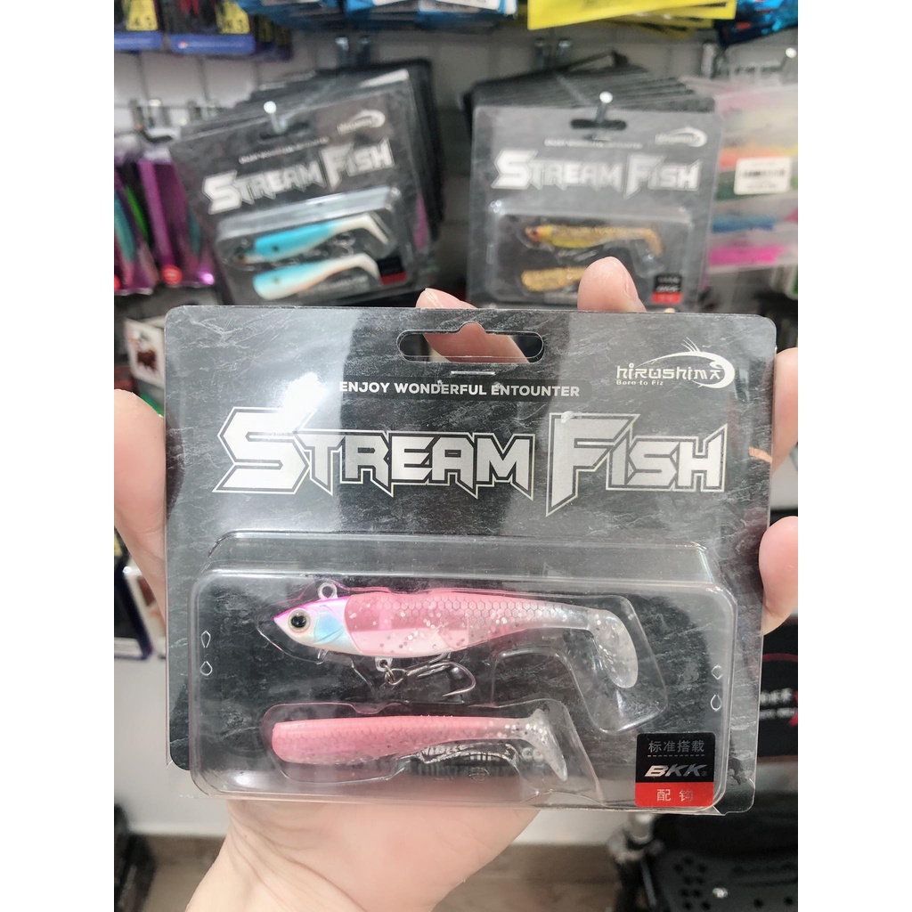 Mồi giả HIRUSHIMA Stream Fish BBK - SALE CÒN 60K