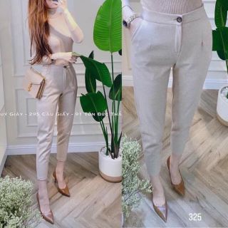 Quần baggy dạ