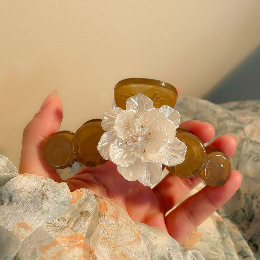 Kẹp Tóc Hình Cá Mập / Cua / Cá Mập Màu Xanh Lá Kiểu Hàn Quốc Thời Trang Cho Nữ