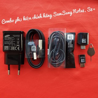 Combo Bộ Phụ Kiện zin chính hãng SamSung S8/ S8+/ S9 / S9+/ Note 8/ Note 9