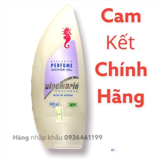 [Hàng Công ty]Sữa tắm siêu thơm trắng Cá Ngựa Algemarin Perfume 300ml và 500ml có vòi Đức