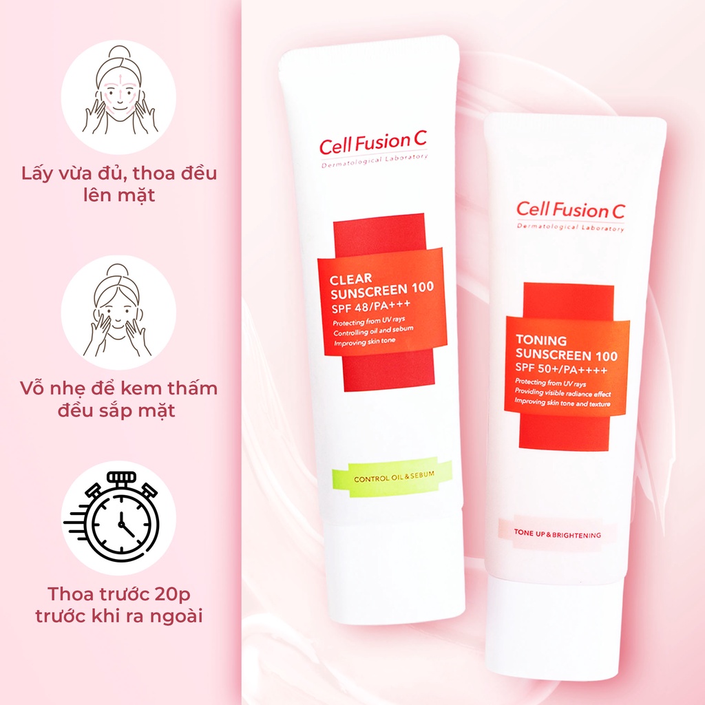 Kem Chống Nắng Cell Fusion C Laser Suncreen / Toning Suncream
