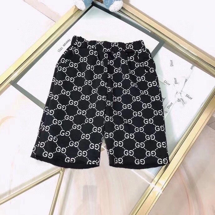 Set Áo Thun Ngắn Tay In Chữ + Quần Short Đáng Yêu Cho Bé