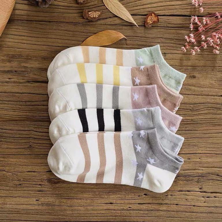 Tất nữ cao cổ in hình Blink mặt người cute TN01 (1 đôi)