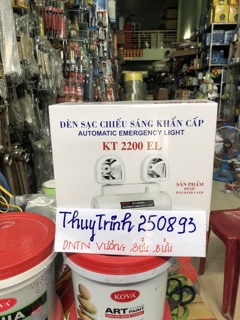 ĐÈN SẠC CHIẾU SÁNG KHẨN CẤP KENTOM KT2200EL