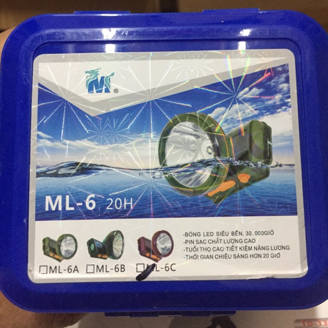 Đèn sạc đội đầu ML-6 siêu sáng