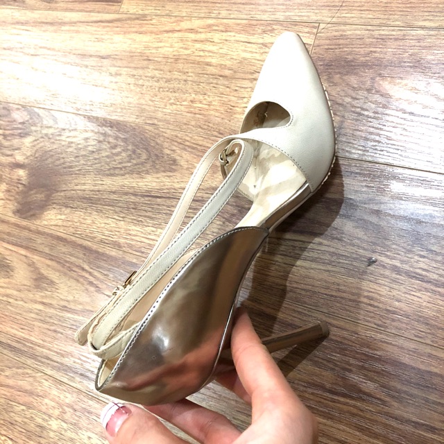 Giầy cao gót 9cm hãng Ninewest da thật