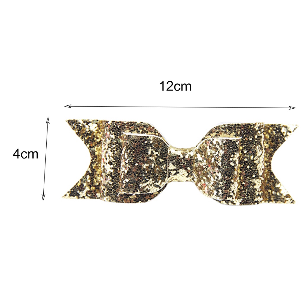 Kẹp Tóc Hình Nơ Nhiều Màu Sắc Thanh Lịch Dễ Phối Đồ