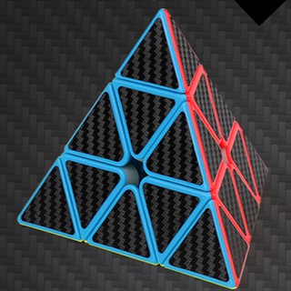 Rubik Carbon Pyraminx Sticker MoYu MeiLong MFJS Rubik Tam Giác