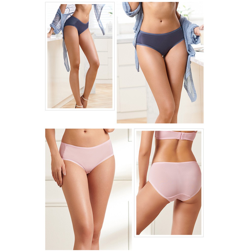 Combo 2 quần lót nữ Triumph 2526 trơn,lưng cao nhiều màu