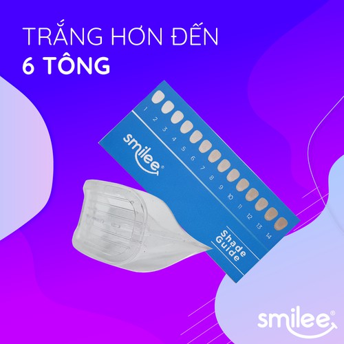 [FREE SHIP] Bộ kit tẩy trắng răng Smilee - Nhập khẩu USA - ISO 22716 - Thuốc tẩy trắng răng tại nhà an toàn hiệu quả